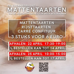 Mattentaartenverkoop 2026